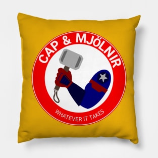 Cap & Mjolnir 2 Pillow