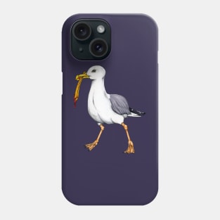 Happy seagull Phone Case