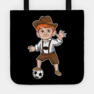 German Soccer Boy Germany Oktoberfest Futbol Tote