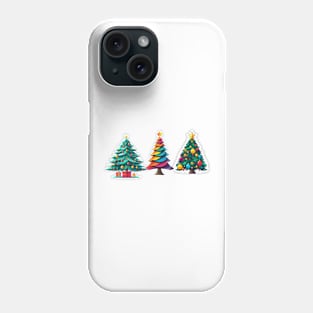 Christmas trees design Phone Case