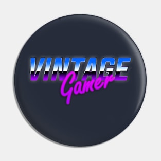 "Vintage Gamer" Retro 80's Style Pin