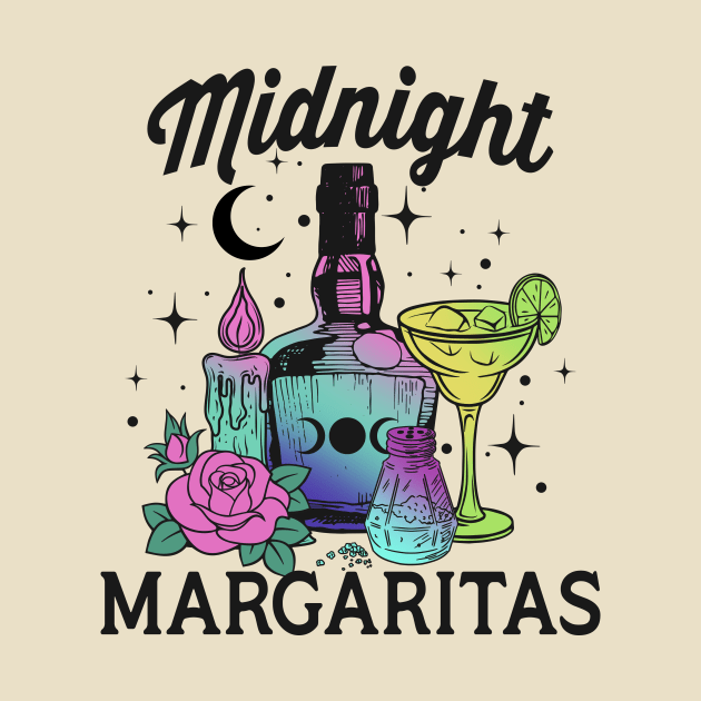 Midnight Margaritas Witch Halloween by Teewyld