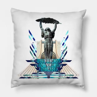 Freedom in your Heart Pillow