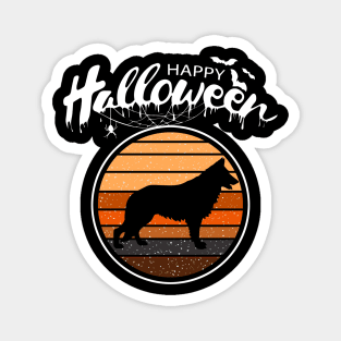 Funny Happy Halloween Beautiful German Shepherd Men Women Magnet