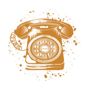 Rotary Dial Telephone T-Shirt