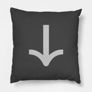 𐰸 - Letter OK/UK/KO/KU - Old Turkic Alphabet Pillow