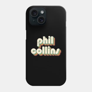 Retro Vintage Rainbow Phil Letters Distressed Style Phone Case