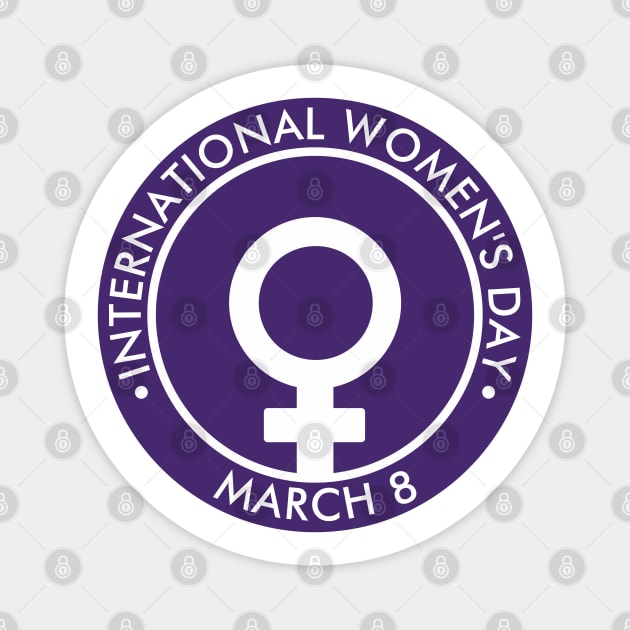 International Women's Day Magnet by HolidayBug