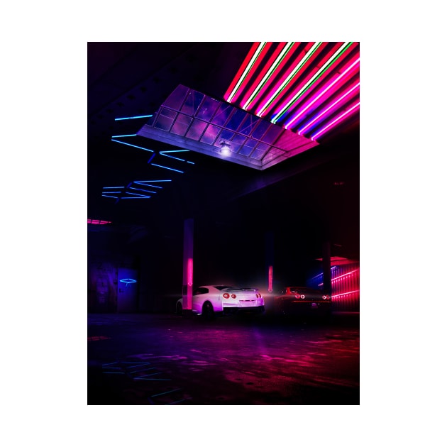 The Neon Garage by Shaheen01