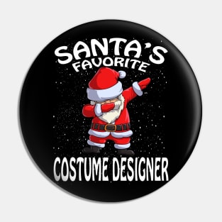 Santas Favorite Costume Designer Christmas Pin