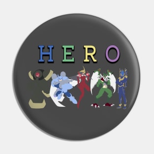 Elemental Heroes: Group Pin