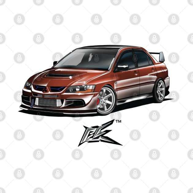 mitsubishi evo 9 dual color by naquash