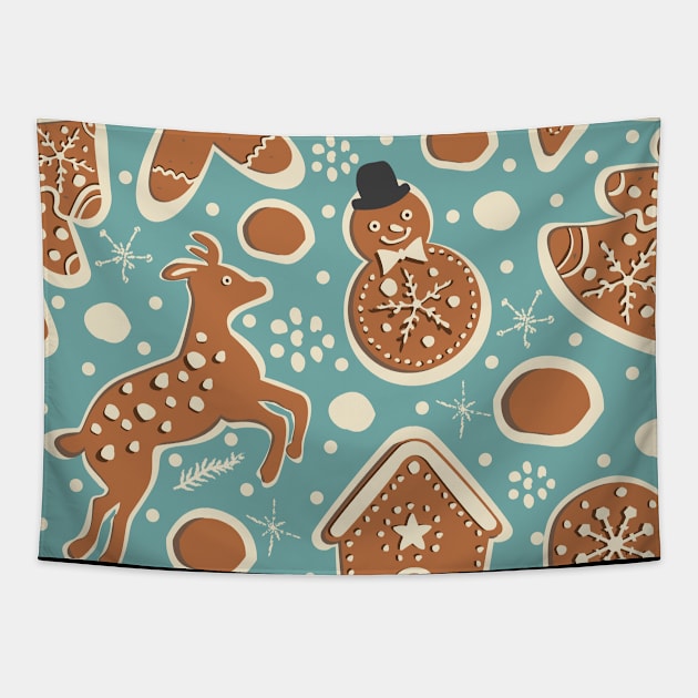 Gingerbread Tapestry by Kristina Stellar Scandinavian Land