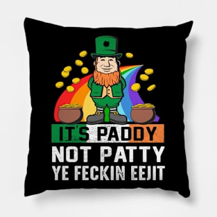 It's Paddy Not Patty Pillow