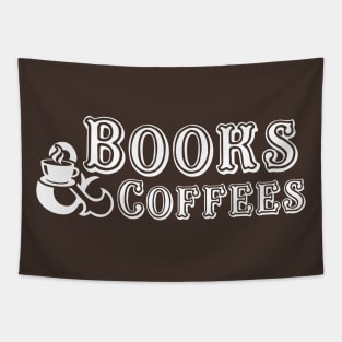 Books and coffees Tapestry