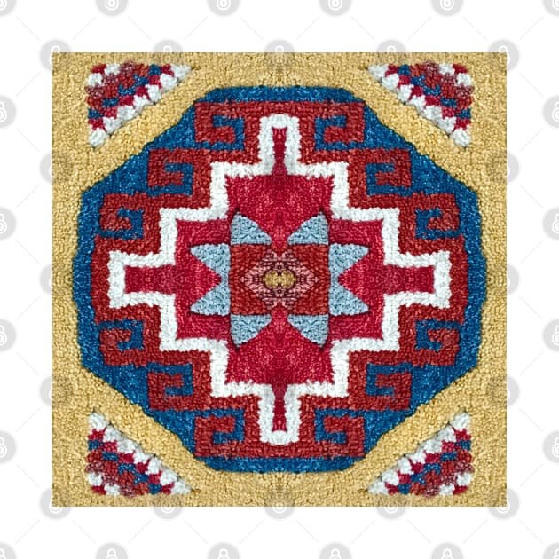 Turkish Kilim Textured Pattern by justrachna