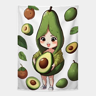 Adorable avocado Tapestry