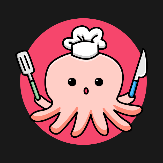 Octopus chef by BarnawiMT