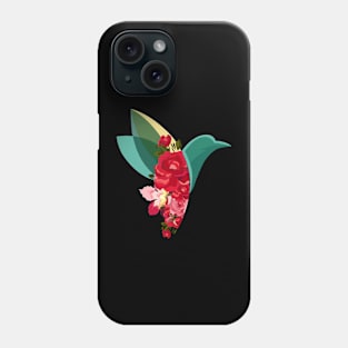 Abstract flower bird Phone Case