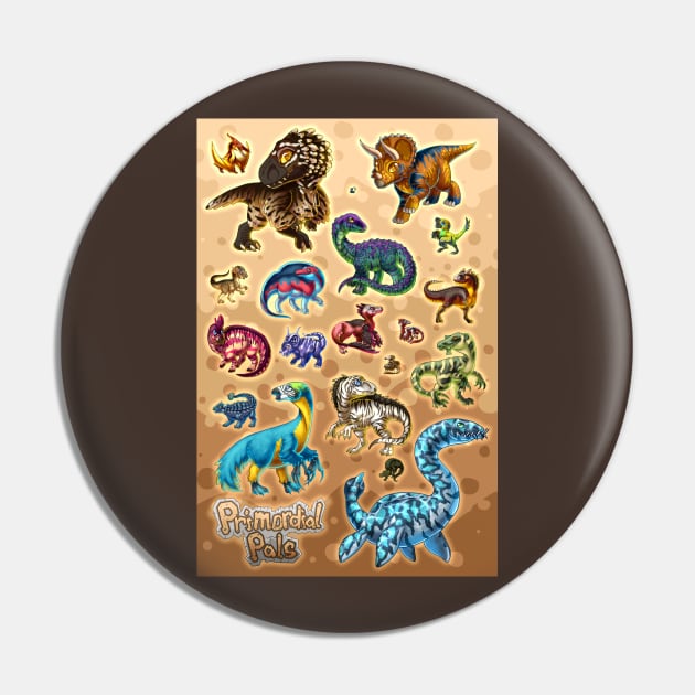 Cretaceous Critters Pin by cometkins