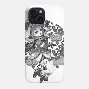 Pencil Crumbs little ninja and chinese plum Phone Case