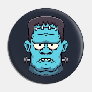 Frankenstein Monster Face Pin