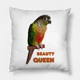 Green cheek Conure Parrot Bird Parakeet for women and men Pillow