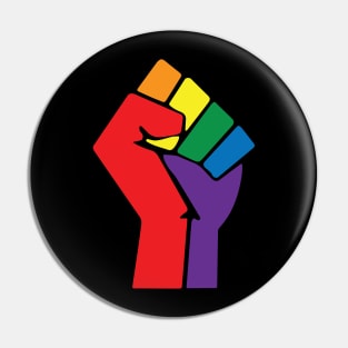 BLM Pride Rainbow Pin