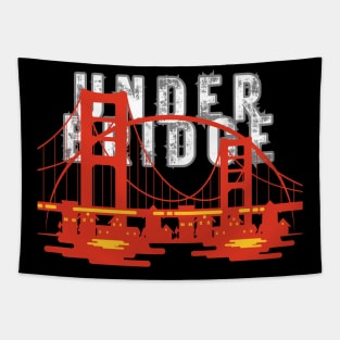 Under bridge California Tapestry