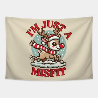 Red Nosed Reindeer Tapestry