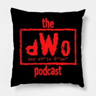 The dWo Podcast Wolfpack logo Pillow