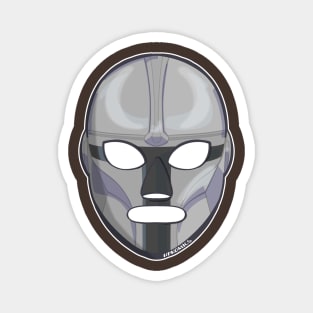 Space Wanderer Lucha Mask Magnet