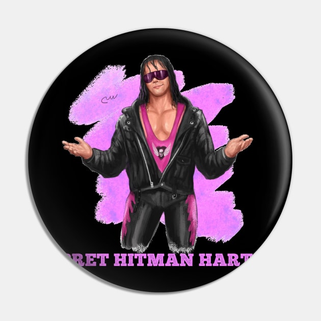 Smile Of Bret Hitman Hart Pin by nasib