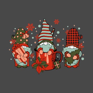 Retro Christmas Hot Cocoa T-Shirt