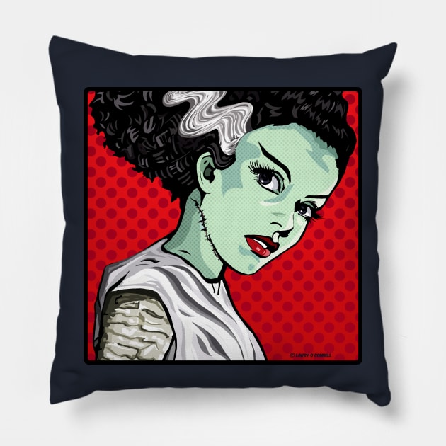 The Bride of Lichtenstein Pillow by FanboyMuseum