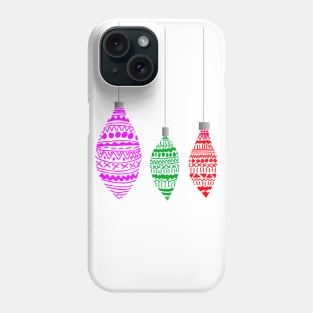 Christmas Baubles Phone Case