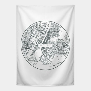 New York Is In My Veins Tapestry