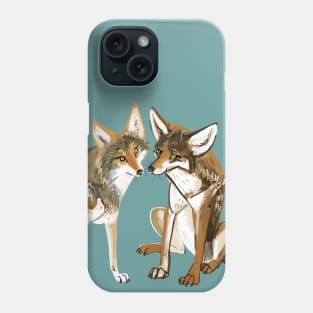 Coyote in love #3 Phone Case