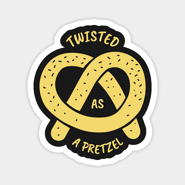 Twisted as a Pretzel Magnet by kansaikate