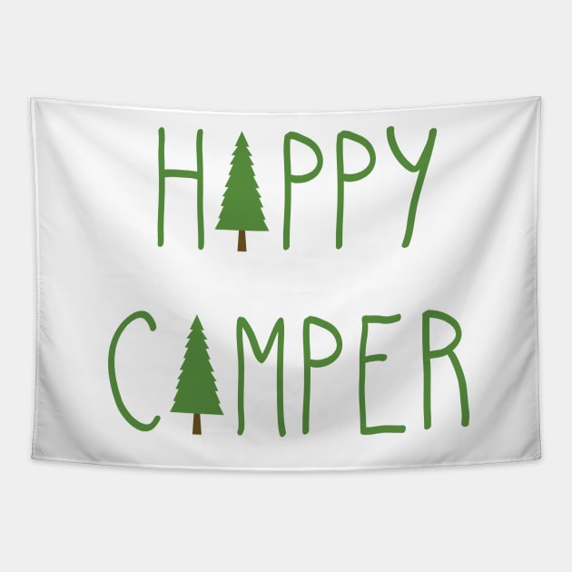 Happy Camper Tapestry by vladocar