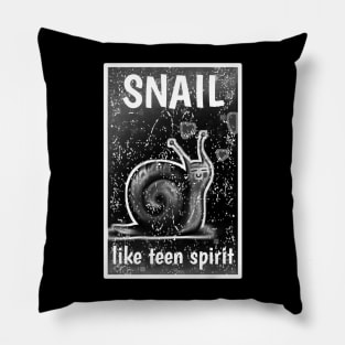 Snail Like Teen Spirit Pillow