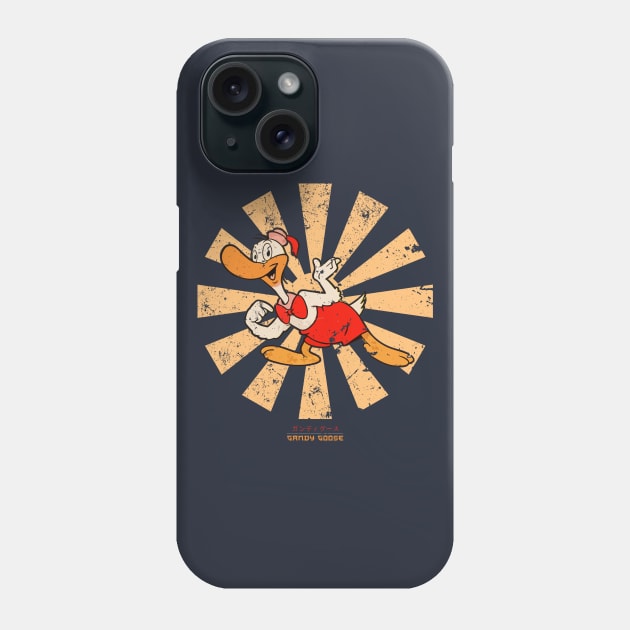 Gandy Goose Retro Japanese Phone Case by Nova5