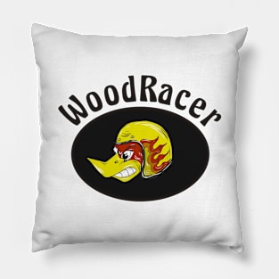 wood racer Pillow