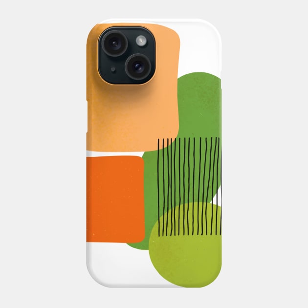 Geometric Colorful Shapes Phone Case by MutchiDesign