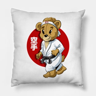 Karate Mascot Kids Club Pillow