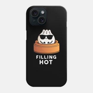 Filling Hot Cute Dumpling Pun Phone Case