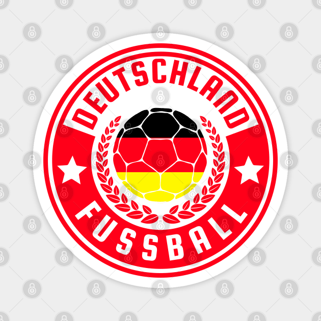 Deutschland Fussball Magnet by footballomatic