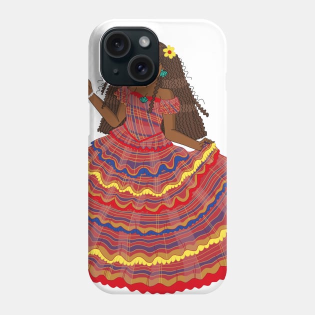 Beautiful Caribbean Princess Phone Case by MidnightBlueDesigns