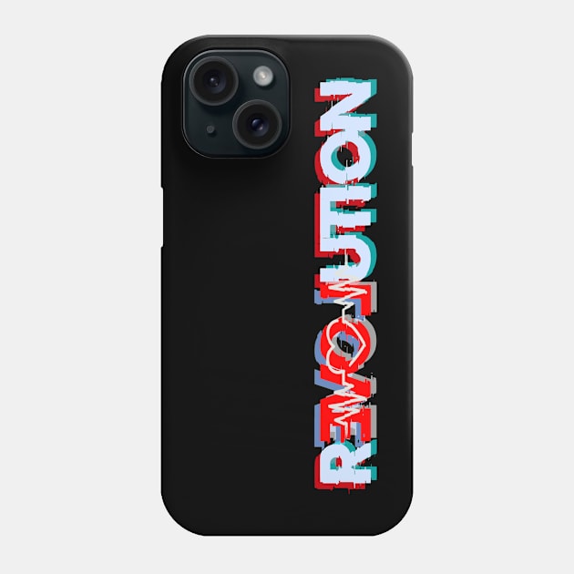 There is love in revolution Phone Case by Blacklinesw9