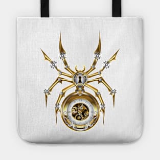 Spider with Clock ( Steampunk) Tote